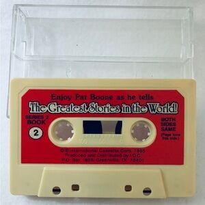 Pat Boone Cassette Player - Red and Cream